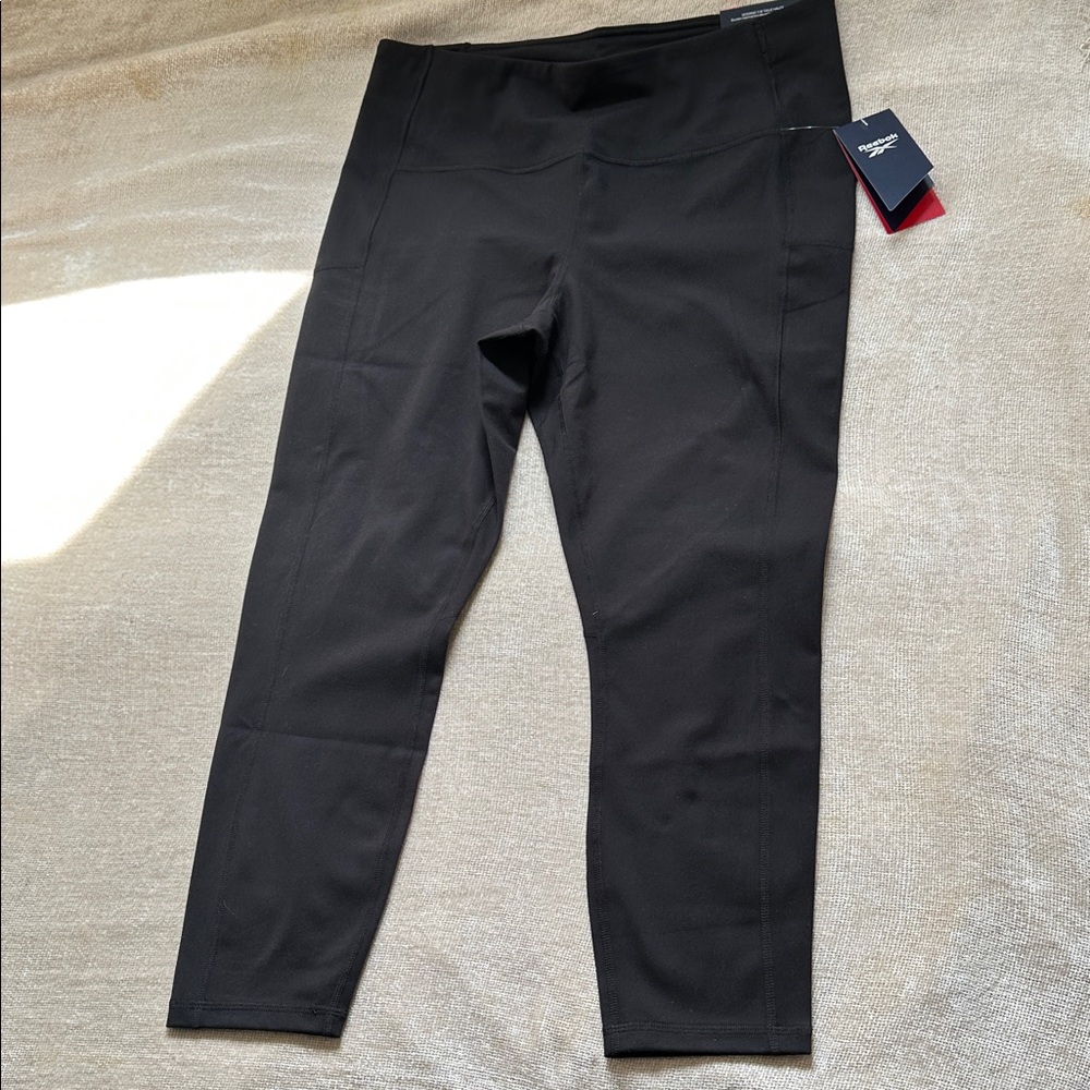 Reebok Black Sculpting High-Rise Leggings